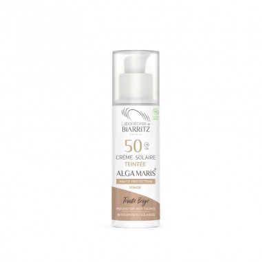 Protección solar facial color Beige SPF 50 Laboratoires de Biarritz