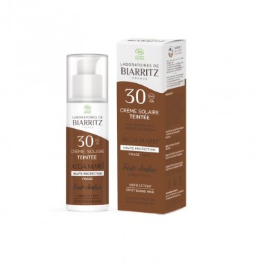 Protección solar facial color Amber SPF 30 Laboratoires de Biarritz