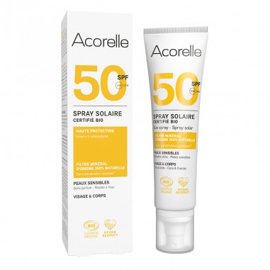 Protector solar facial en spray SPF50 100ml Acorelle