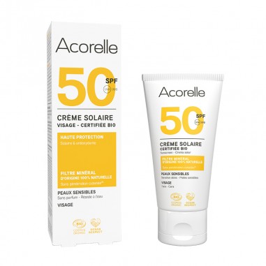 Crema solar facial SPF50 Acorelle