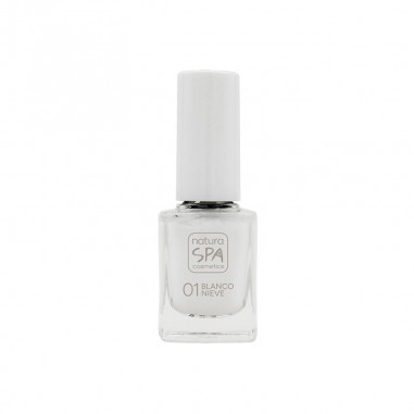 Esmalte uñas 01 blanco nieve NaturaSPA Cosmetics