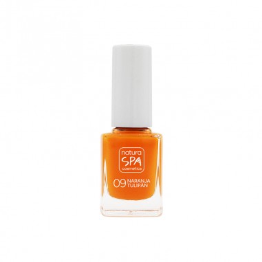 Esmalte uñas 09 naranja tulipán NaturaSPA Cosmetics