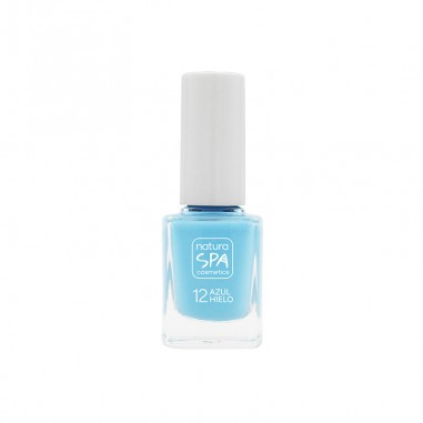 Esmalte uñas 12 azul hielo NaturaSPA Cosmetics