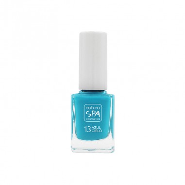 Esmalte uñas13 azul cielo NaturaSPA Cosmetics