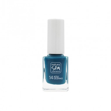 Esmalte uñas 14 azul océano NaturaSPA Cosmetics