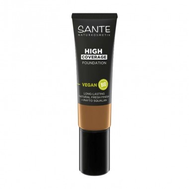 Maquillaje fluido alta cobertura 07 golden bronze Sante