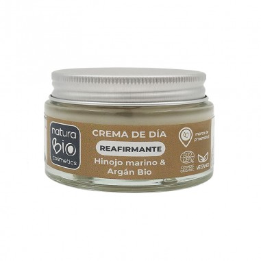 Crema de día reafirmante hinojo de NaturaBIO Cosmetics.