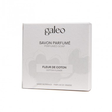 Jabón pastilla perfumada Flor de algodón Galeo