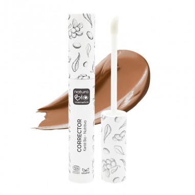 Corrector Líquido 02 Beige Oyambre de NaturaBIO Cosmetics: Cobertura natural y cuidado Bio para piel de tonalidad media.