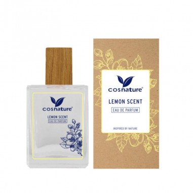 Eau de Parfum Lemon Scent Cosnature: frescura cítrica y natural que revitaliza tus sentidos con un toque de limón.