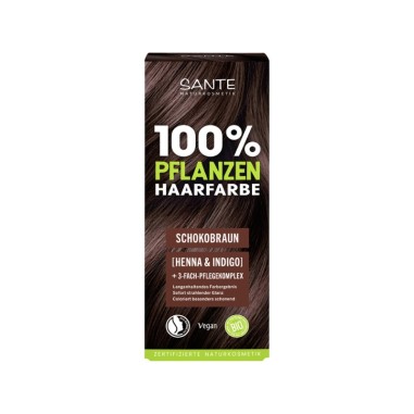 Colorante vegetal 02 Marron chocolate Sante