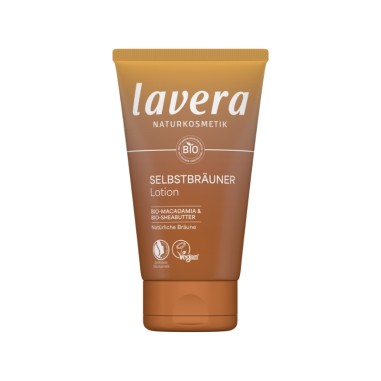 Loción Autobronceadora Macadamia & Manteca de Karité Bio de lavera - Bronceado natural con ingredientes Bio