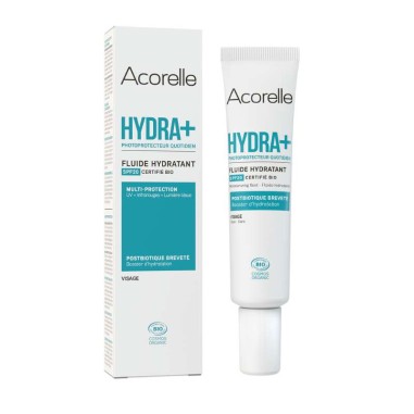 Fluido facial hidratante SPF20 Hydra+ Acorelle